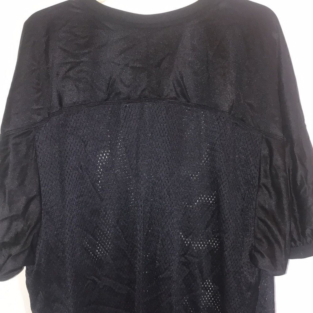 Nike Team Mens XXL Black Mesh Football Practice Jersey V-Neck Short Sleeve - Picture 6 of 11
